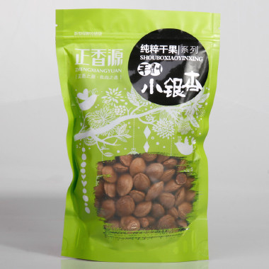 Stehen Sie oben das Snack-Food, welches die Plastiktaschen verpackt, die mit buntem Drucken heißgesiegelt werden