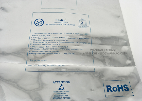 Aluminium- oder metallisierter Folie lamellierter ESD-Antistatic sackt 0.07mm ein | 0.15mm Stärke