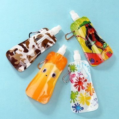 Stehen Sie oben Trinkwasser-Taschen, wiederverwendbare Plastikwasser-Flaschen-Tasche